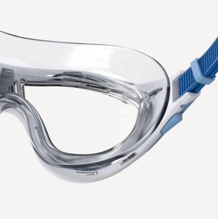 Очки для плавания Speedo Biofuse 2.0 Mask (прозрачные; прозрачный/голубой)